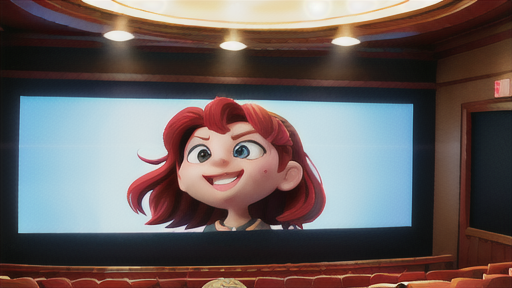 劇場の壁にぶら下がるビニール地の幕状宣材物