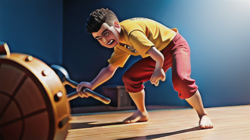 ライトの光を当てる「当てる」