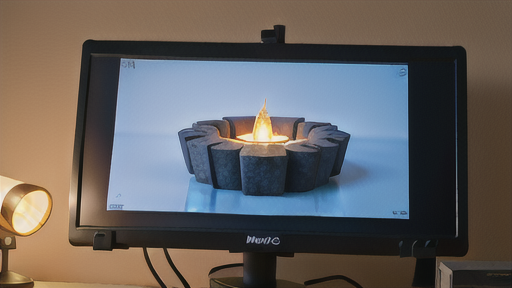 タッチライトを使用した照明のテクニック