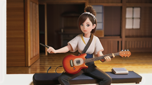 三弦を使用した作品例