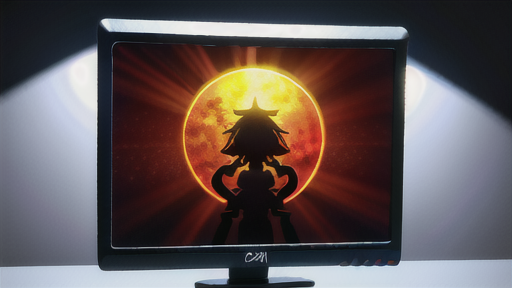 リムライトを利用した印象的な映像